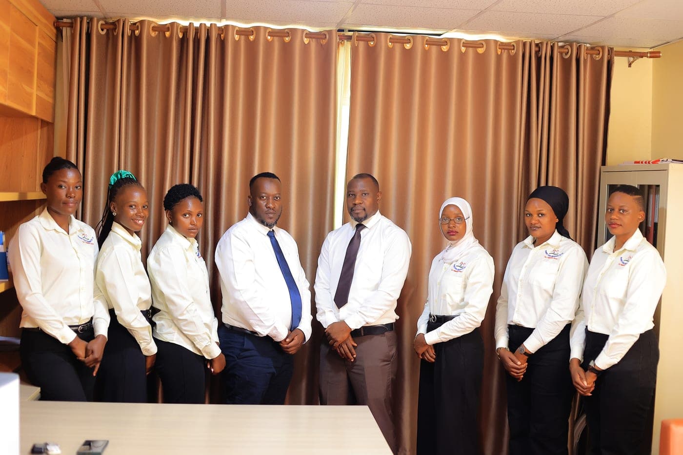 The Wamato Estates office team at Mackay Road, Lungujja